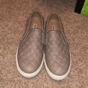 Steve Madden Quilted Slip On Sneakers